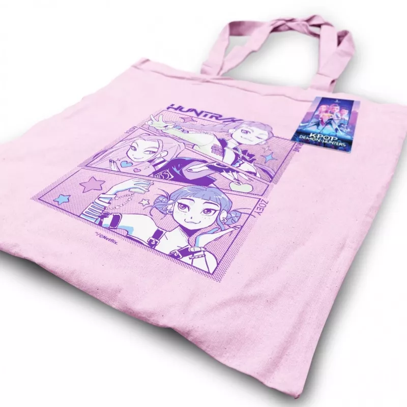 Tote bag roze K-POP Demon Hunters