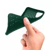 Hoes Devia voor iPhone 11 Pro Max met weefpatroon, groen