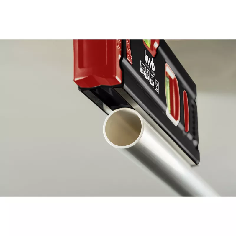 KWB aluminium mini-waterpas 20 cm (donkergrijs/rood)