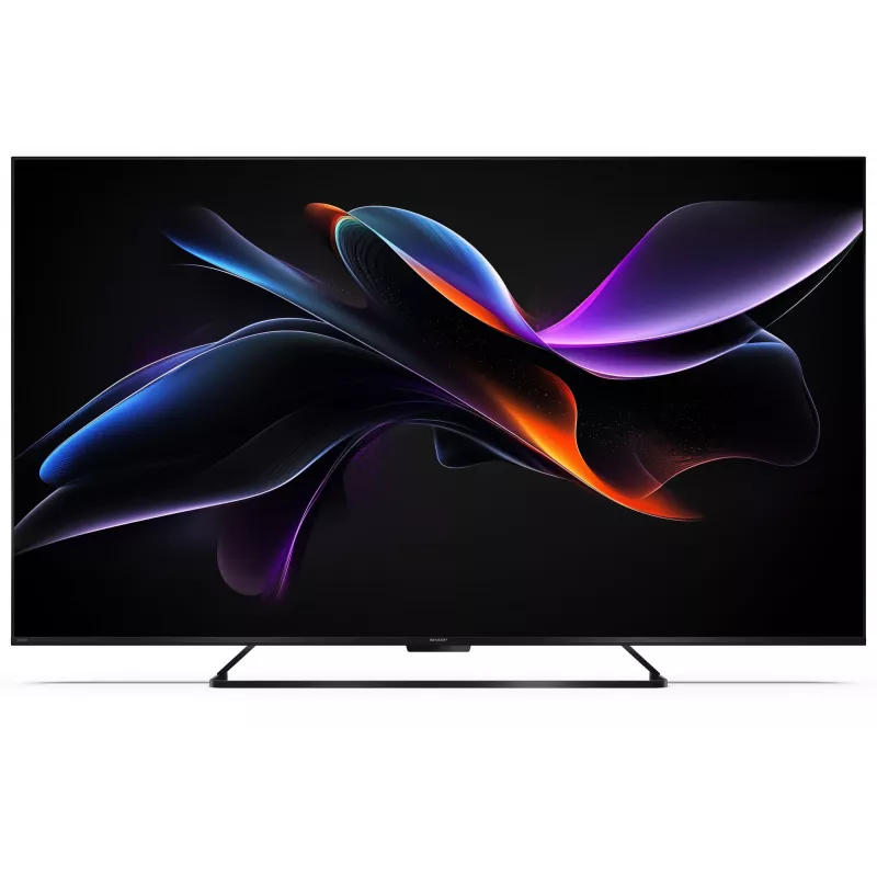 Sharp 65HR7265E 65" 4K UHD Smart LED-tv, Google TV, Wi-Fi, zwart