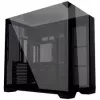 Lian Li O11 Vision Compact pc-behuizing bundel + 3x UNI FAN SL-INF 120 Reverse Blade ventilatoren - zwart