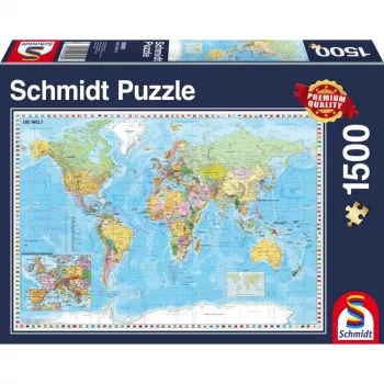 Puzzel Schmidt Spiele 58289 1500 stukjes kaarten