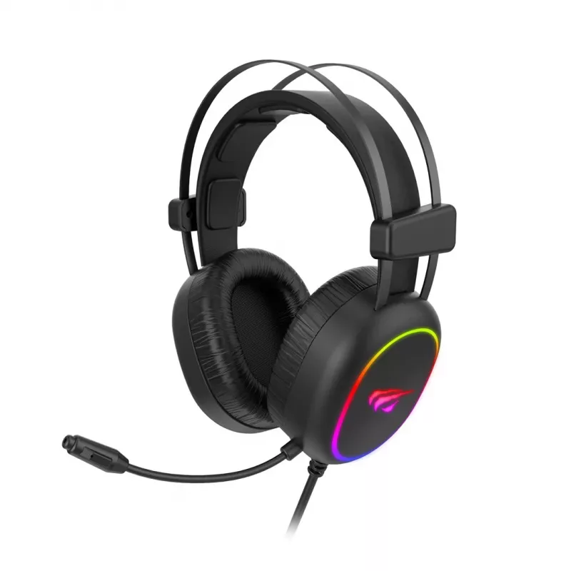 Havit GAMING HEADPHONE RGB zwart 2016D headset bedrade hoofdband-headset