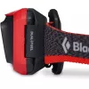 Black Diamond Storm 450 hoofdlamp met zwarte, rode hoofdband