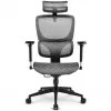 Bureaustoel Sharkoon OfficePal C40M mesh zitting mesh rugleuning, grijs, max. 150 kg