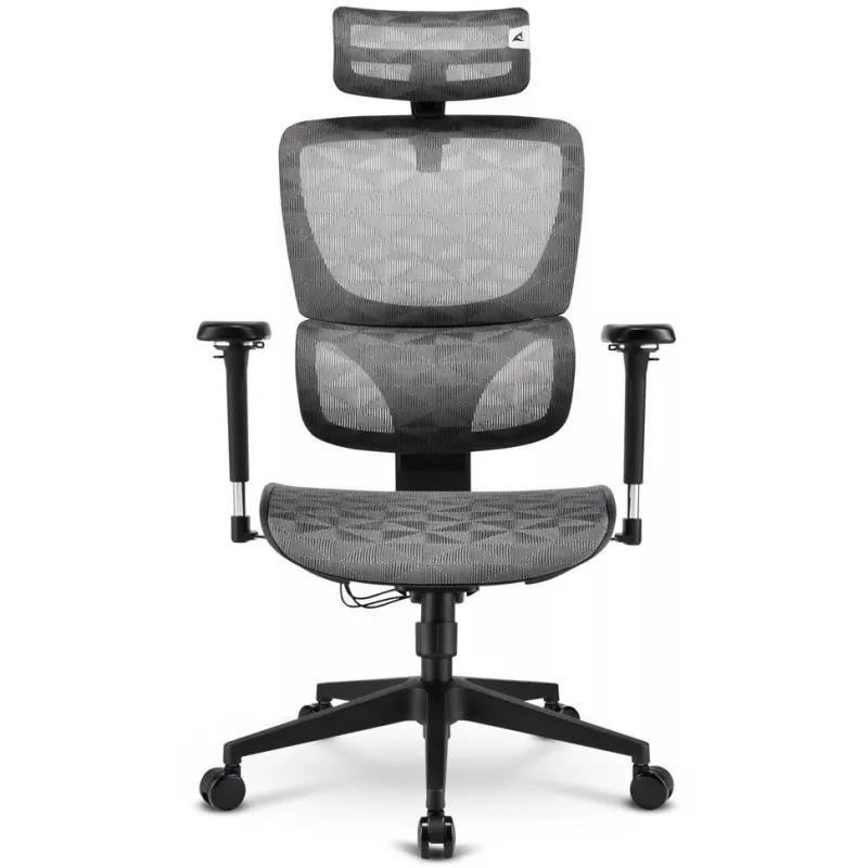 Bureaustoel Sharkoon OfficePal C40M mesh zitting mesh rugleuning, grijs, max. 150 kg
