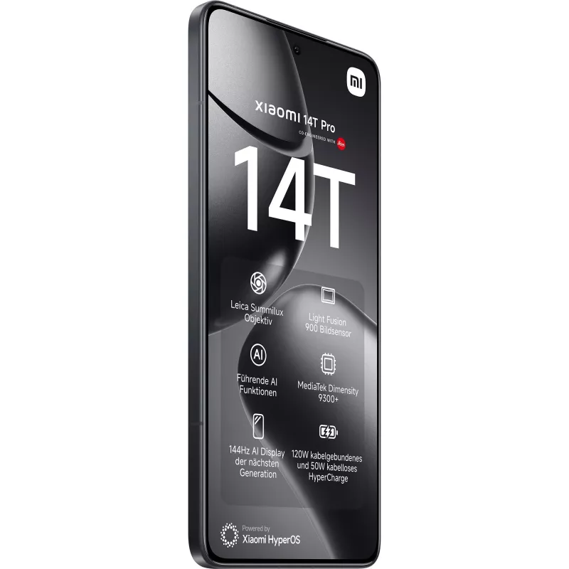 Xiaomi 14T Pro 16,9 cm (6,67) Dual SIM 5G 12 GB 512 GB 5000 mAh zwart