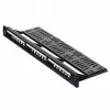 Patchpanel 1U LANBERG PPKS-1124-B, 24 poorten, 1U, ABS, zwart, 482,6×44,5×154 mm