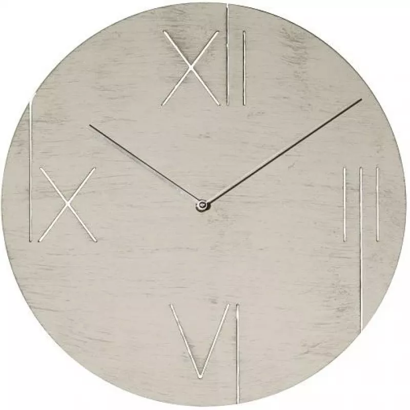 NeXtime klok 3104wi Galileo, Ø43 cm, wand, gebroken wit