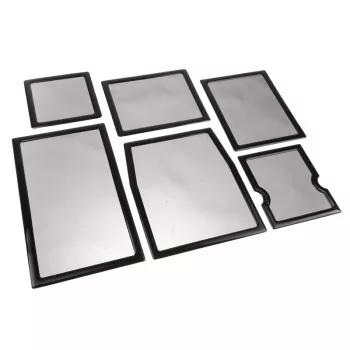Demciflex stoffilterset voor Cooler Master HAF XM - zwart/zwart