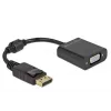Adapter DisplayPort 1.2 stekker naar VGA bus DeLOCK 61006