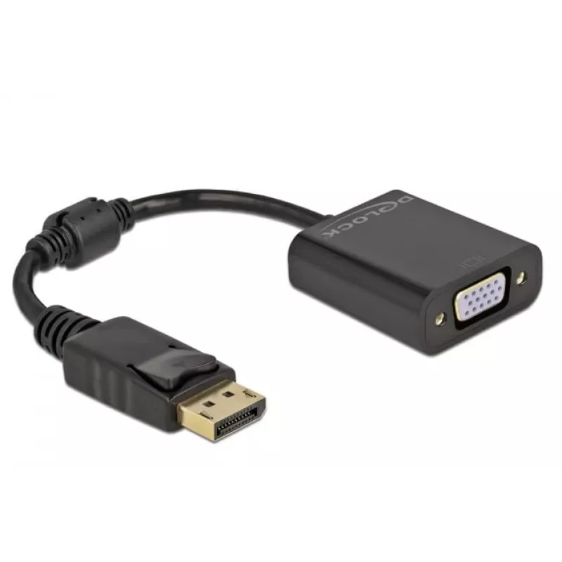 Adapter DisplayPort 1.2 stekker naar VGA bus DeLOCK 61006