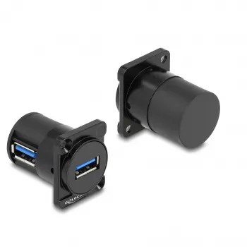 DeLOCK D-type module USB 5 Gbps Type-A bus naar bus 90° haaks