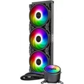 AIO-vloeistof-CPU-koeler PCCOOLER GI-CX360 360-mm-radiator, 2000 tpm pomp/ventilator