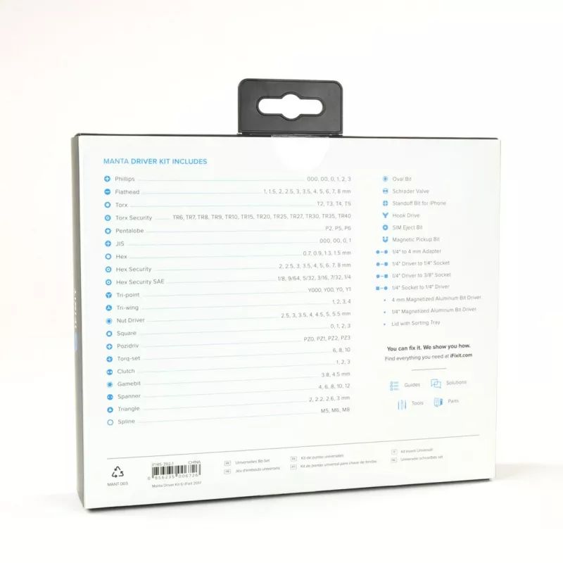 iFixit EU145392 schroevendraaier-bit 112 stuks