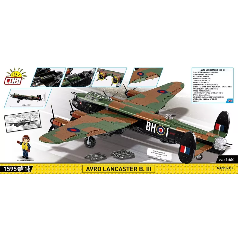 Blocks Avro Lancaster B.III 1595 bouwstenen