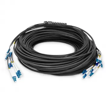 DIGITUS vooraf geassembleerde Fibre Optic Universal Breakout-kabel, singlemode OS2, 8 vezels, LC/UPC - LC/UPC