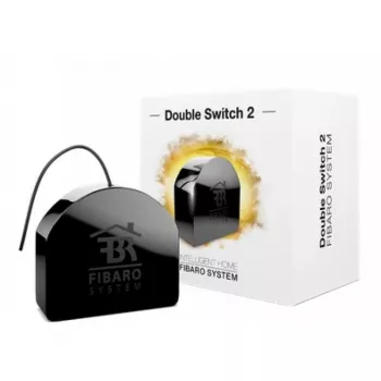 Elektrisch relais Fibaro FIBEFGS-223 zwart — 230 V AC, 10 A, IP20, 42×38×20 mm