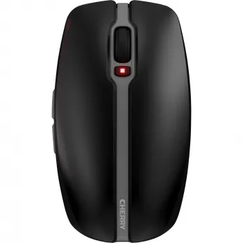 CHERRY Stream Desktop Recharge toetsenbord muis inbegrepen universeel RF draadloos AZERTY Belgisch zwart