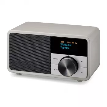 Tafelradio Sangean DDR-7 Glacier Silver met digitale tuner en Bluetooth