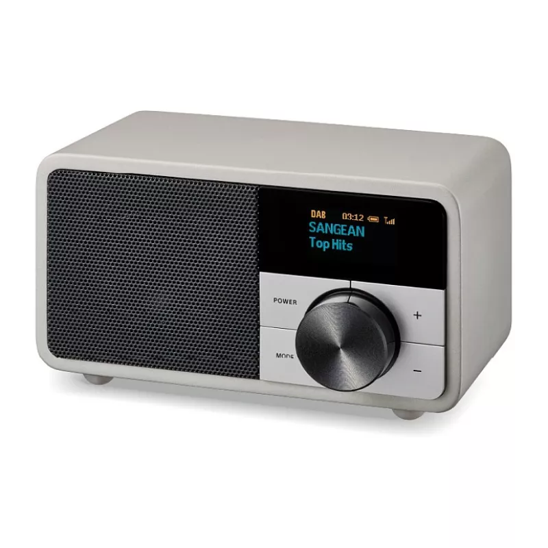 Tafelradio Sangean DDR-7 Glacier Silver met digitale tuner en Bluetooth