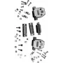 D-Sub SET25 - D-Sub set - 2x behuizing + inzetstukken 25-polig (10122004)