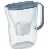 BRITA waterfilterkan Style Essential grafiet met 4 MAXTRA Pro filters, 2,4 L tank, 1,4 L gefilterd