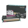 Lexmark - tonercartridge - hoge capaciteit - 1 x magenta - 10000 pagina's - LRP / LCCP (0C736H1MG)