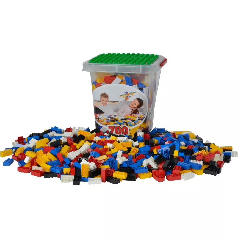 Speelblokken Simba-Dickie 104114200 — 700 onderdelen, verschillende kleuren, voor kinderen vanaf 3 jaar