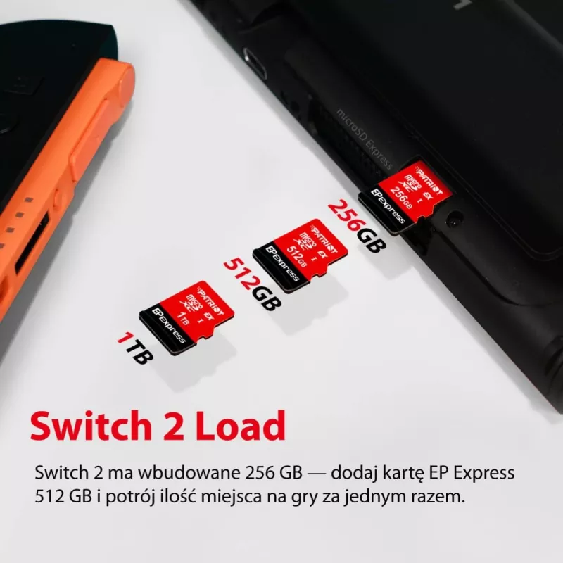 Patriot microSDXC-kaart 1 TB Express 800/600 MB/s PEF1TEPEXMCX