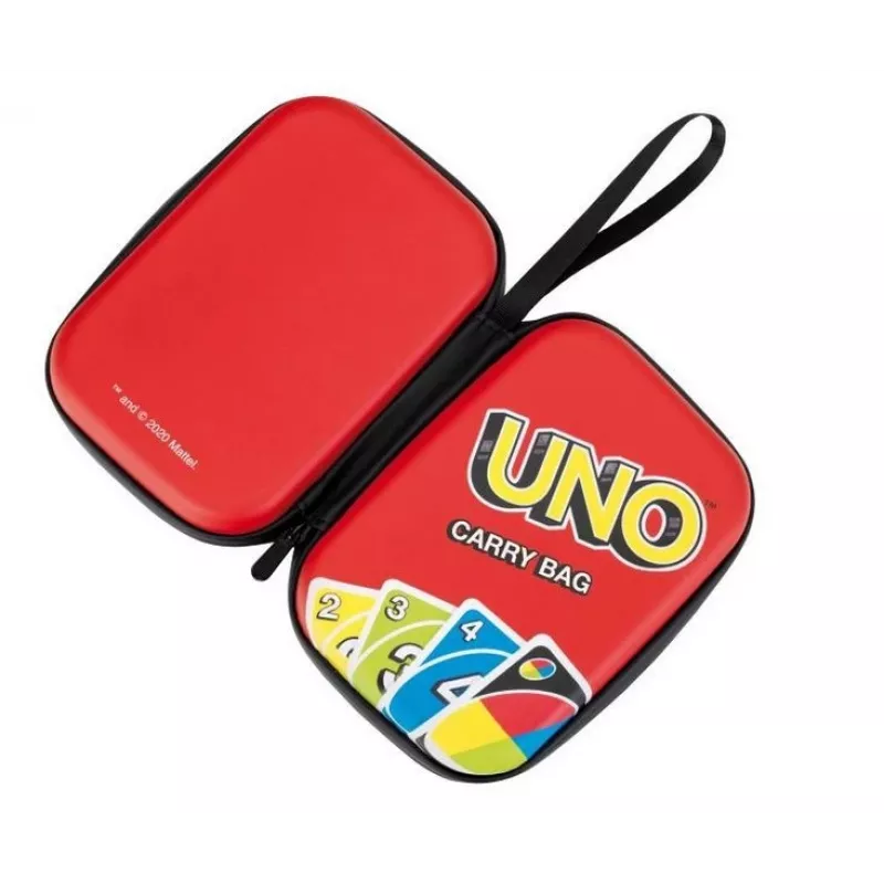 Theo Klein 5901 kaartdoosje voor Uno-kaarten, rood/zwart
