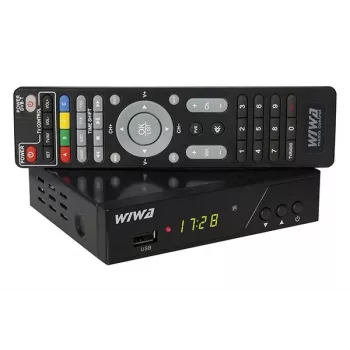 Terrestrische HD-digitale tv-tuner WIWA H.265 PRO DVB-T/DVB-T2 — Full HD, H.265, HDMI, SCART, USB, opname