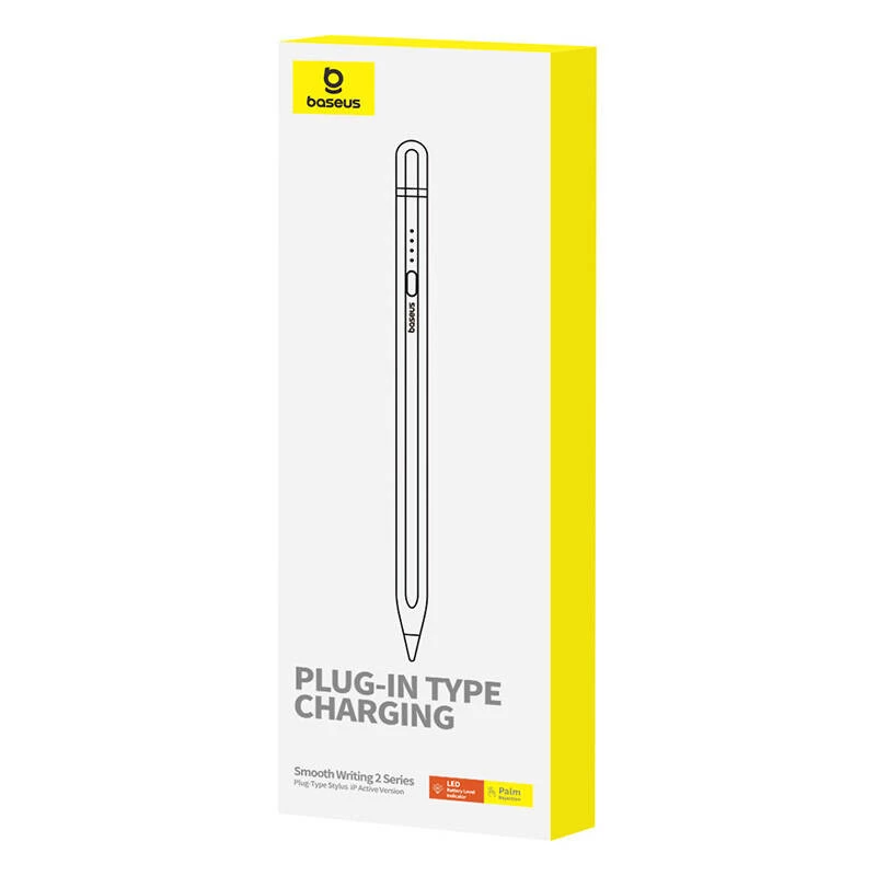Stylus Baseus Smooth Writing Series plug-in opladen Lightning, wit