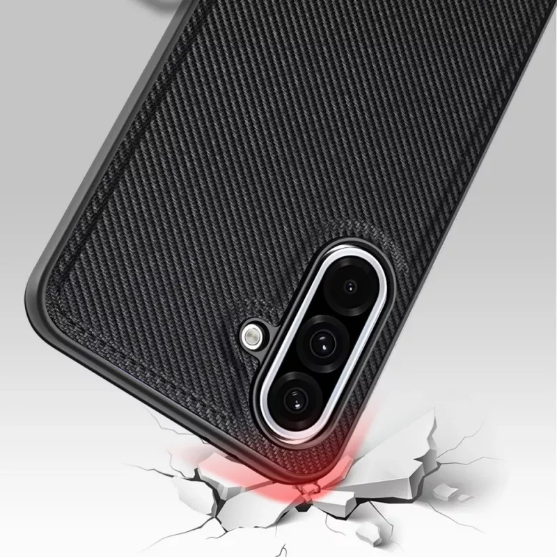 StyleShell NYLO, telefoonhoesje zwart, Samsung Galaxy A36 5G