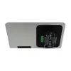 Shelly Wall Display X2 bedieningspaneel, wifi, Bluetooth, zilver + BLU H&T ivoor