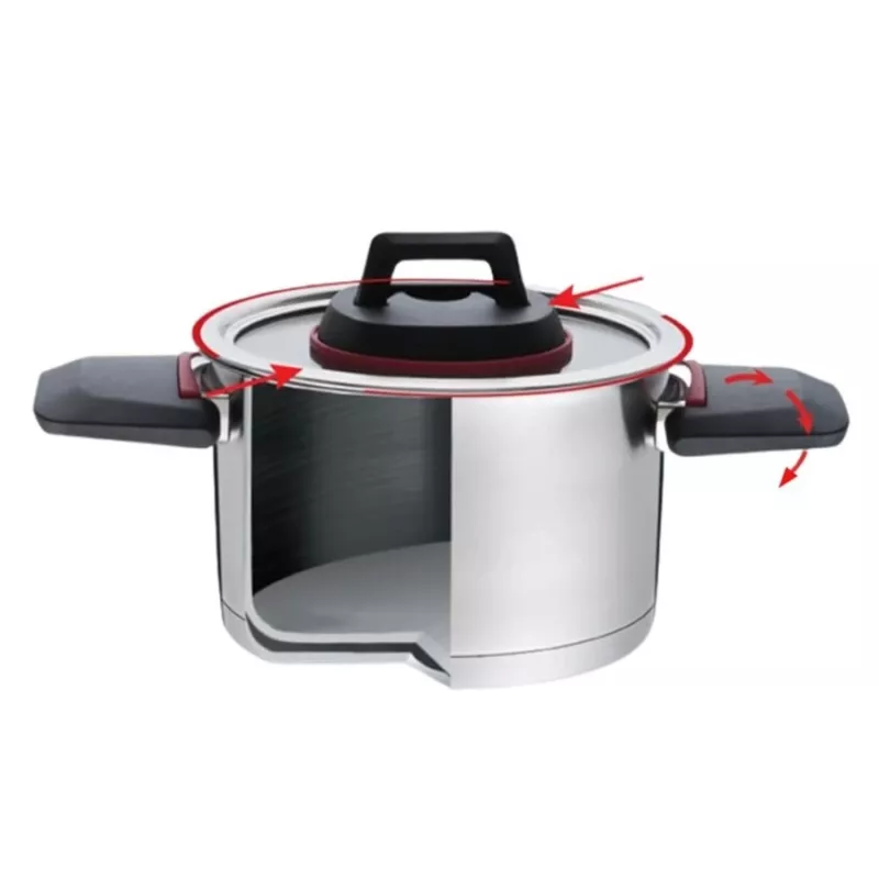 Maestro MR-3530-16 pan met opvouwbare handgrepen 1,6 l