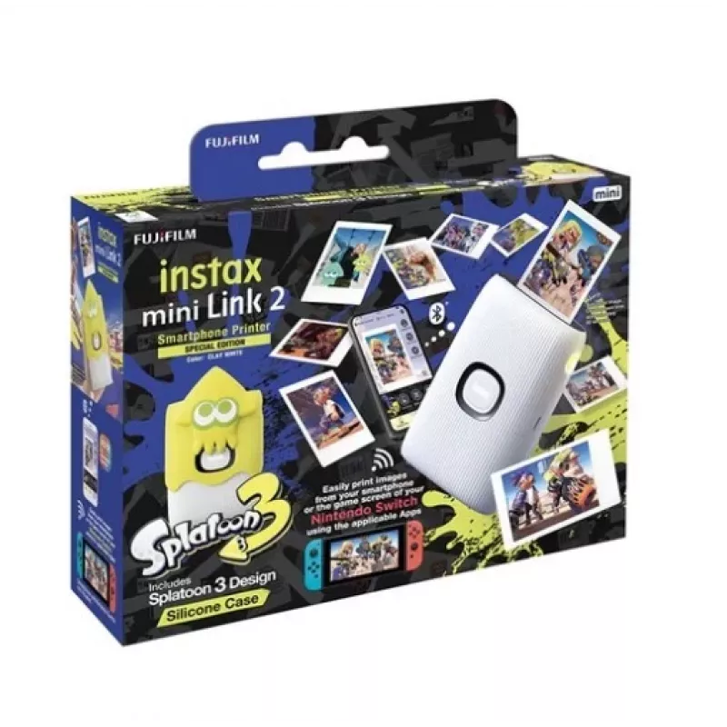 Printer, Fujifilm, Instax Mini Link 2 Special Edition Nintendo, thermisch, Clay White