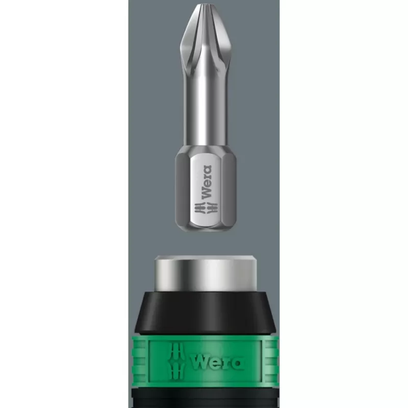 Momentschroevendraaier 7441, momentsleutel zwart/groen, voor 1/4 bits