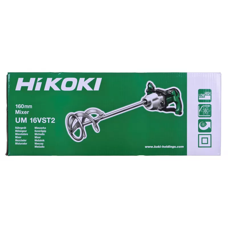 Mixer Hikoki UM16VST2UAZ 1600W 2 versnellingen — elektrische mortel- en verfmixer