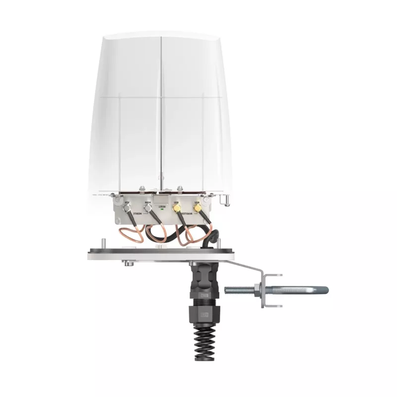 QuWireless QuSpot A360S omnidirectionele LTE- + Wi-Fi-antenne voor Teltonika RUT360, PoE/LAN, 6 dBi, IP67, wit