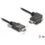 DeLOCK USB 2.0 kabel USB Type-C stekker naar USB Type-C stekker haaks links/rechts PD 3.0 60W 3m