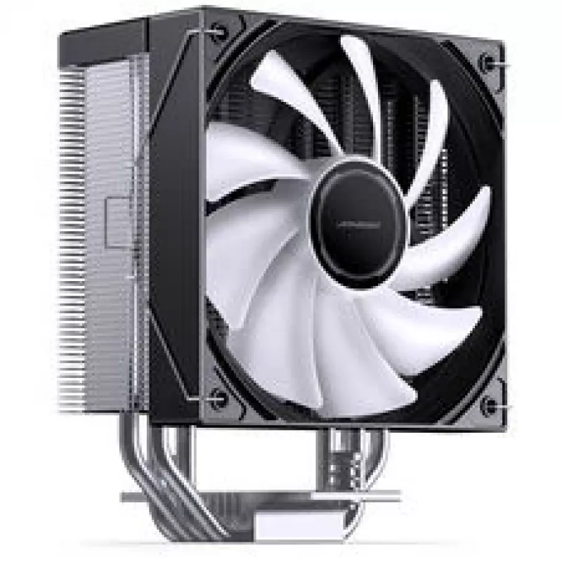 CPU-koeler Jonsbo CB40 zwart ARGB single-tower 225W TDP, 120mm PWM-ventilator