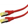 Netwerkkabel LOGON APR6A010R Cat6a S/FTP (S-STP) rood, 1 m, RJ-45-RJ-45