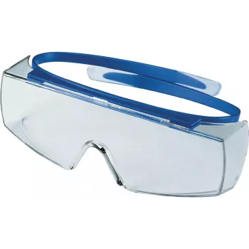Veiligheidsbril UVEX 9169260 — marineblauw montuur, polycarbonaatglazen