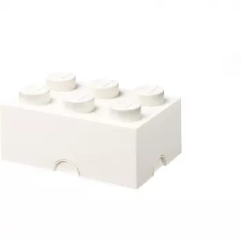 LEGO Storage Brick 6, opbergbox wit