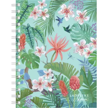 Schrift Herlitz Ladylike Jungle A5 100 vel groen meerkleurig
