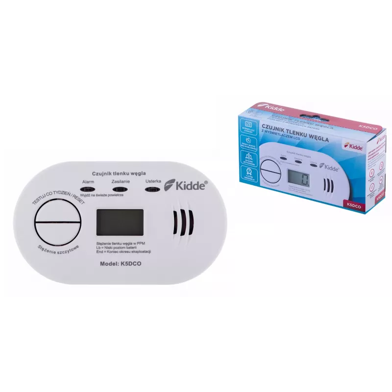 K5DCO KIDDE koolmonoxide- en koolmonoxidemelder