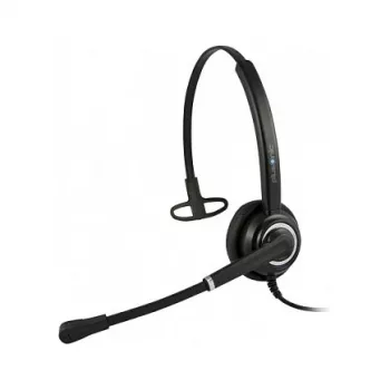ALLNET 6612-7.1P - hoofdtelefoon - hoofdband - office/callcenter - zwart - monofoon - bedraad