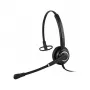 ALLNET 6612-7.1P - hoofdtelefoon - hoofdband - office/callcenter - zwart - monofoon - bedraad