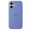 iPhone 16 siliconenhoesje met MagSafe - periwinkle